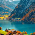 Cuadro Suiza paisaje