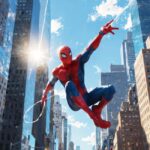 Cuadro Spiderman ciudad