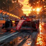 Cuadro Ferrari pista